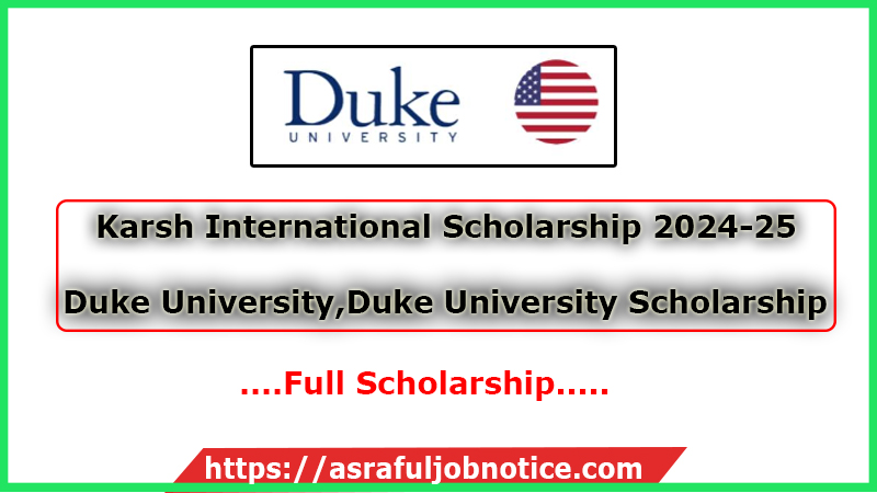 Duke University Scholarship